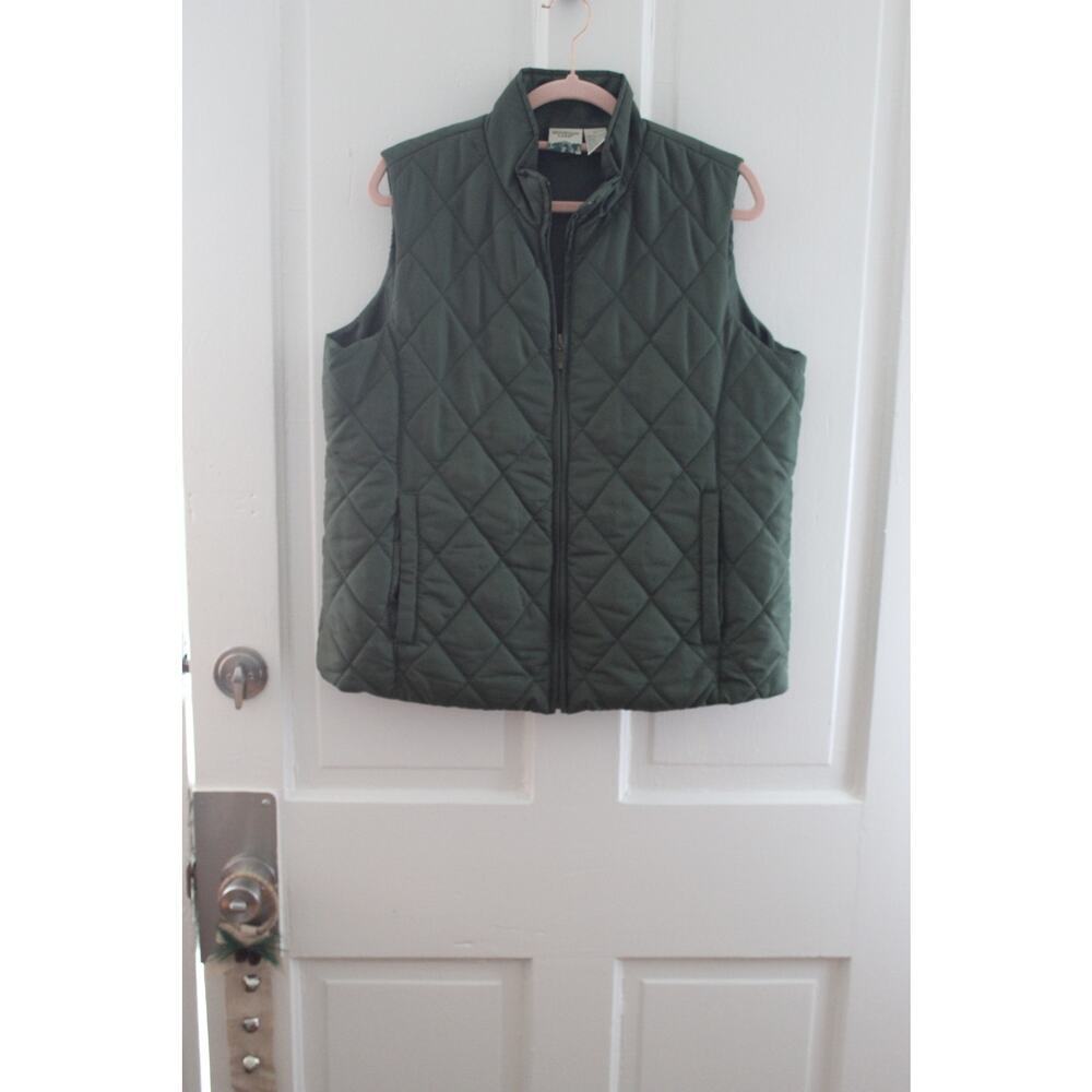 Women's Mountain Lake Size Large Green Vest